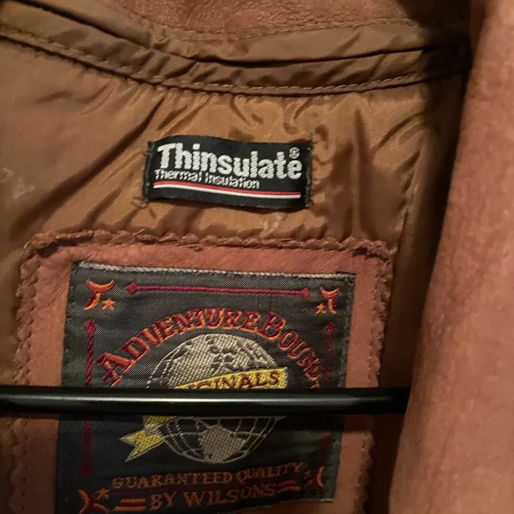 Cool Vintage Leather Jacket - includes zip-off vest - Picture 3 of 6